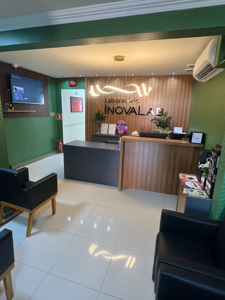 Recepção de atendimento particular Inovalab