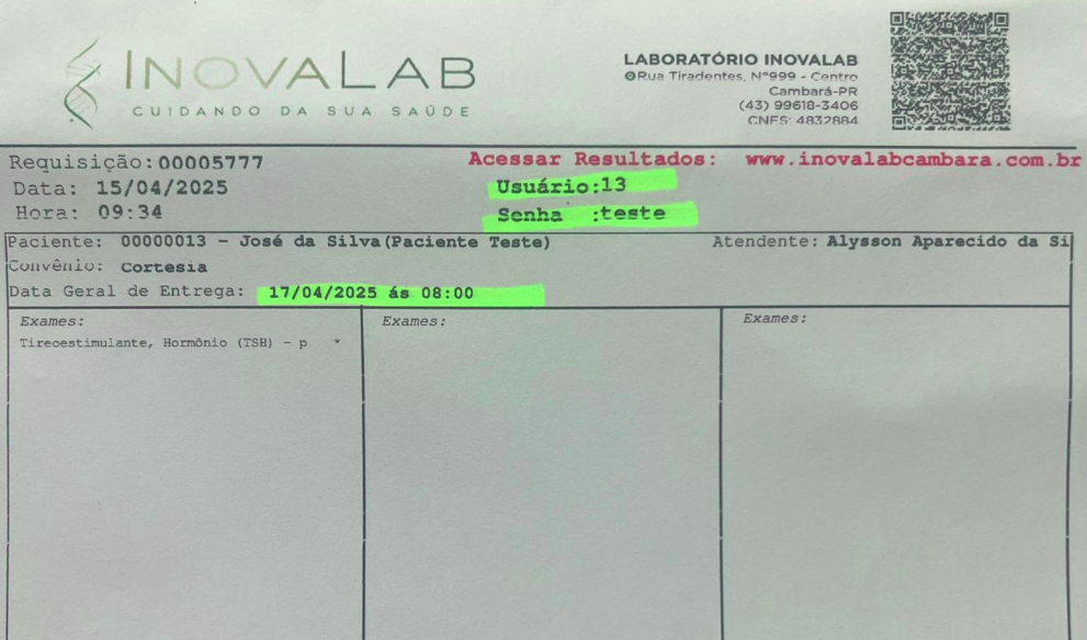 Tela de Login